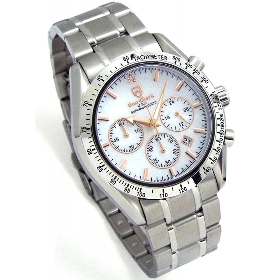 アメリカ製ドンクラーク、クロノグラフ 腕時計 メンズ 送料無料 DON CLARK タキメーター クロノグラフ S.EPSON