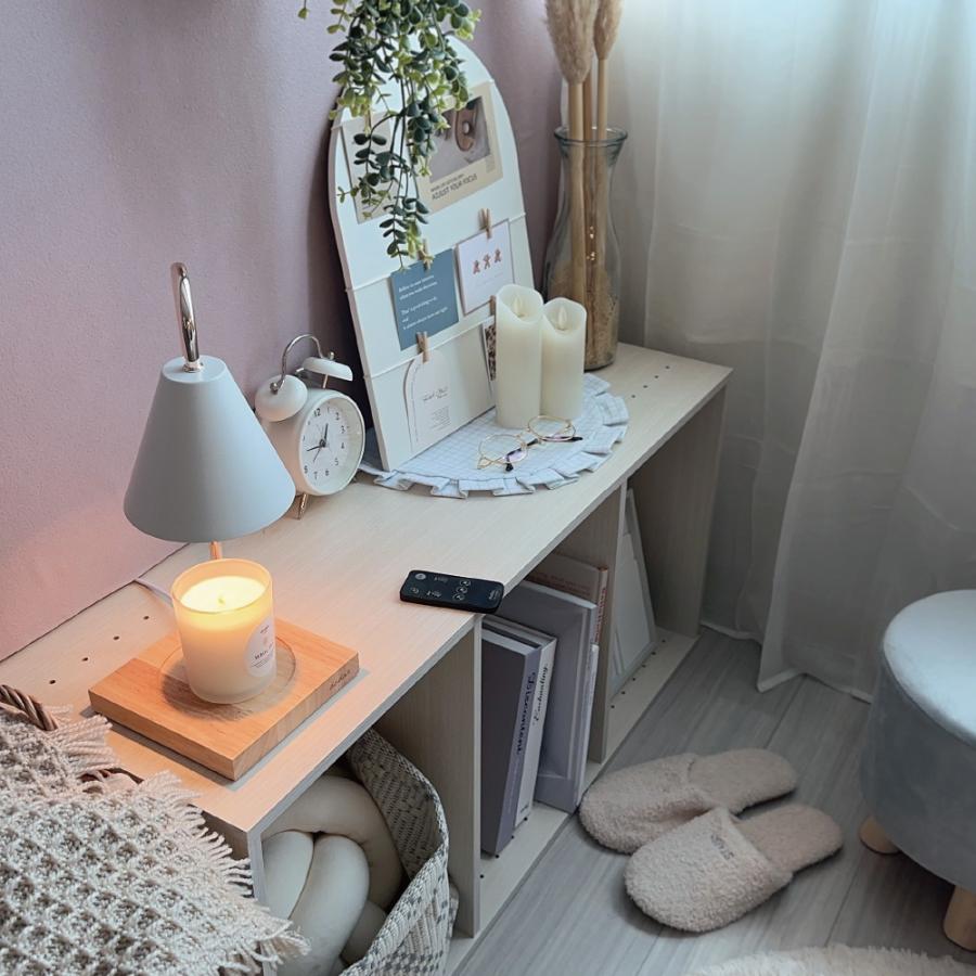 キャンドルウォーマー リモコン 調光 タイマー アロマキャンドル キャンドルライト ベッドサイド 間接照明 ライト 灯り ギフト | dadaz | 12