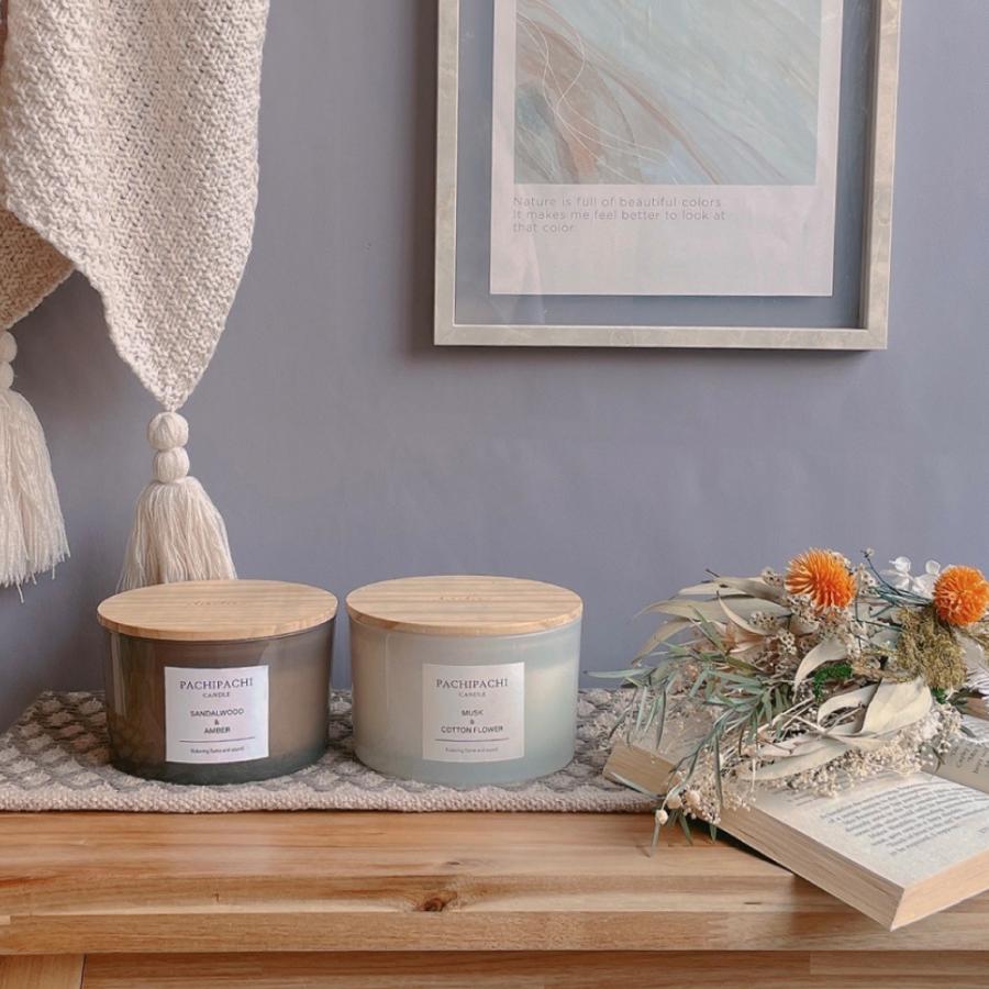 dadaz アロマ アロマキャンドル パチパチ キャンドル 木芯 ジャー