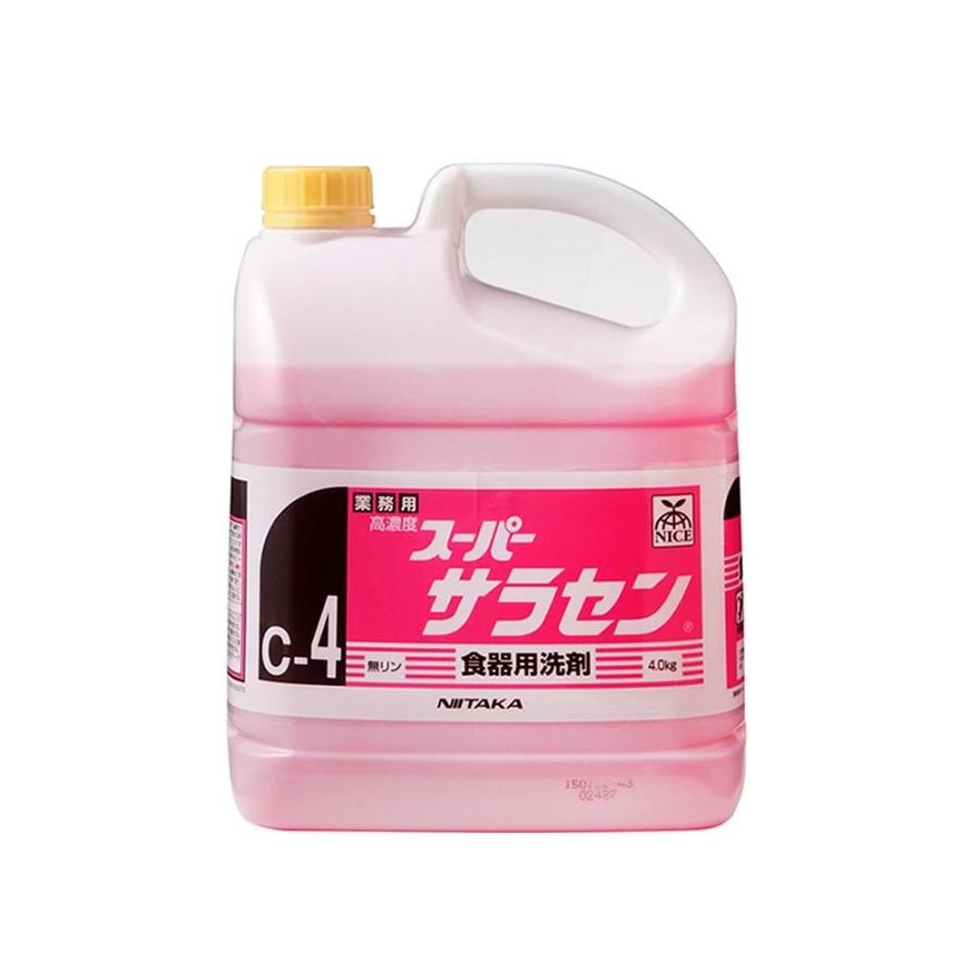 業務用 食器用洗剤 高濃度 スーパーサラセン C 4 4kg 4本 代引き不可 宅配便 メーカー直送 ギフト対応不可 Ab ダディッコ ベビーキッズセレクト 通販 Yahoo ショッピング