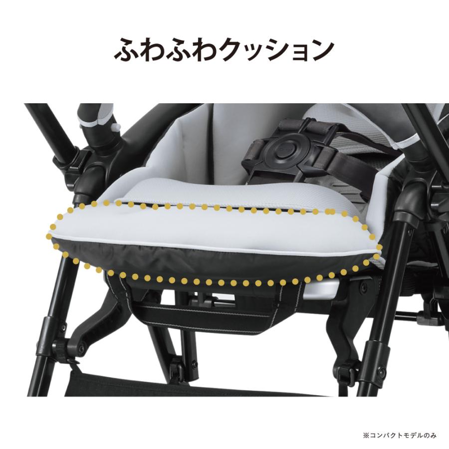 Combi スゴカルα ベビーカー HT ストライプベージュ コンビ ホワイトレーベル スゴカルα 4キャス compact エッグ