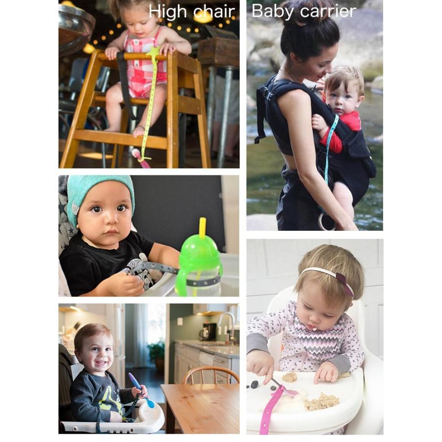 おしゃぶりホルダー おもちゃホルダー ベビーカー Lil 039 Sidekick 赤ちゃん マグ ストラップ マルチストラップ おしゃれ トイストラップ ベビー シリコン 与え 落下防止