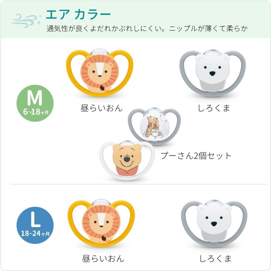 NUK（ヌーク） おしゃぶり ジーニアス ベビー 新生児 s mサイズ スター