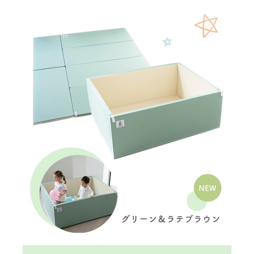 zemzem（ジェムジェム） ベビーサークル 折りたたみ マット プレイ