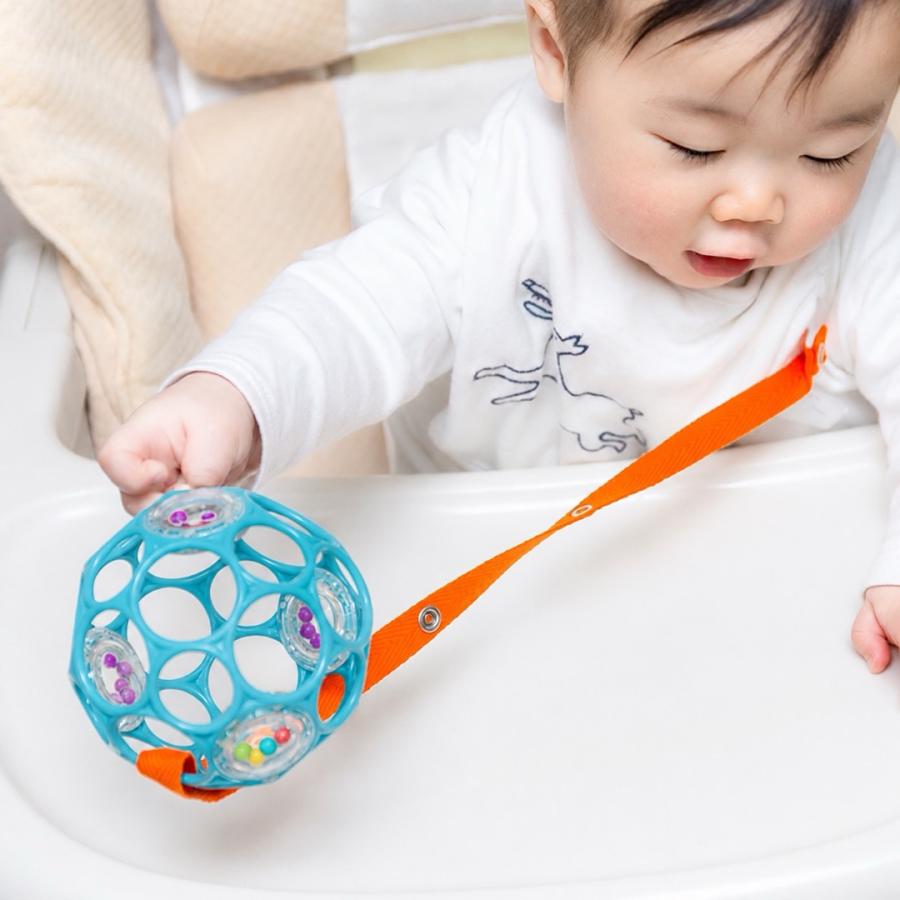 オーボール おもちゃストラップ 【赤ちゃん おもちゃ ボール ホルダー
