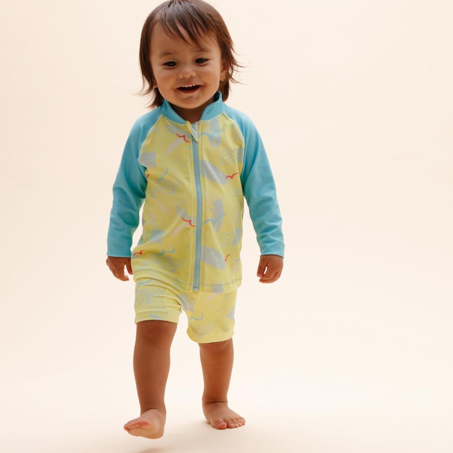 Sale D Fesense ディーフェセンス ラッシュガード 長袖 ベビー服 子供服 女の子 男の子 水着 80 90 100 110 プール 海水浴 紫外線対策 日焼け対策 Dadway Ergobaby 通販 Paypayモール