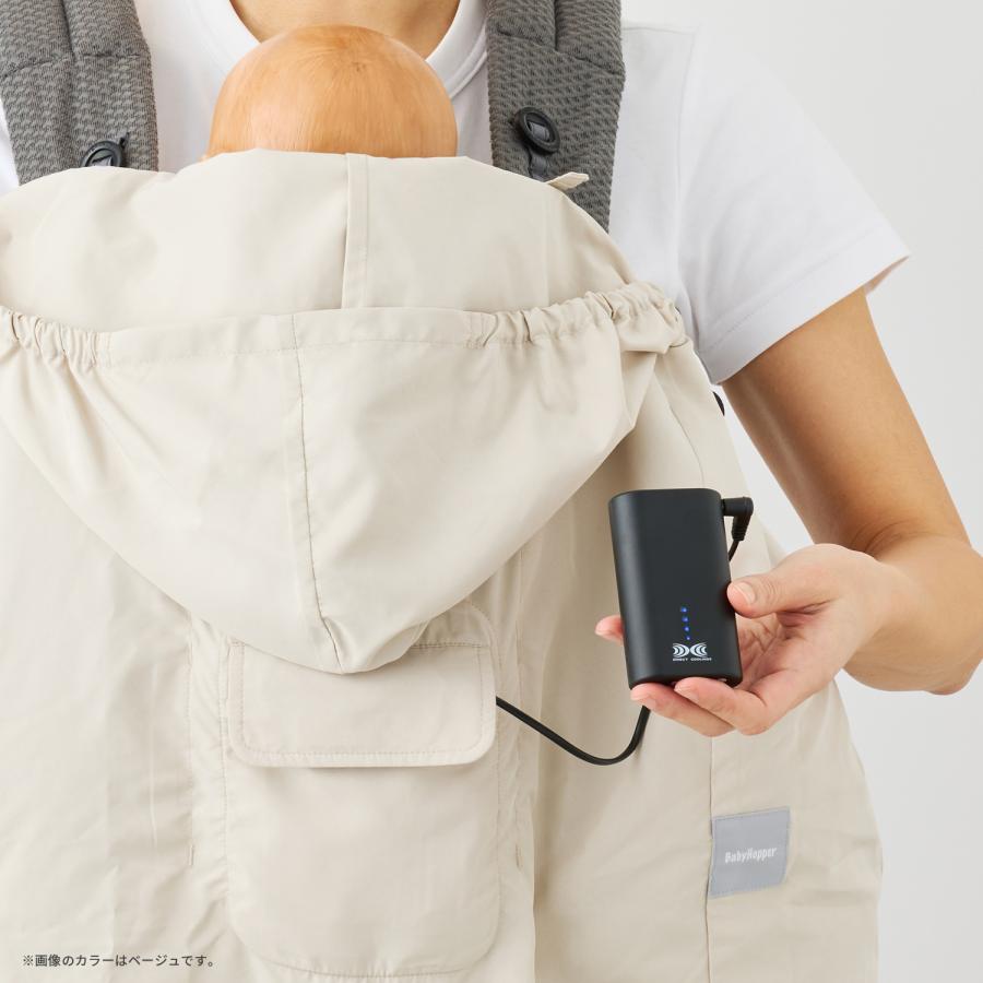 新品♪空調ベビーケープ　ベビーホッパー ダッドウェイ 保冷ジェル付き ライトモス BabyHopper ベビーホッパー｜Made for エルゴベビー もっと快適な