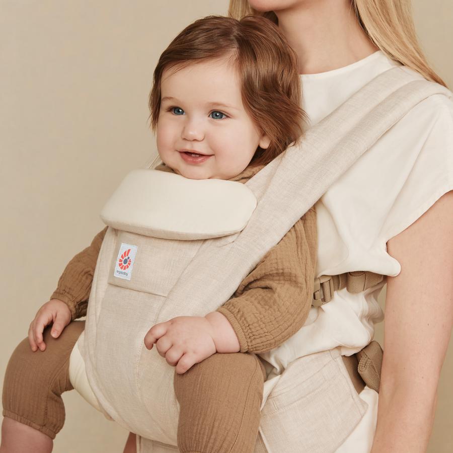 箱付 数回使用のみ！】ergobaby OMNI 抱っこ紐 クリーム色 箱付 数回
