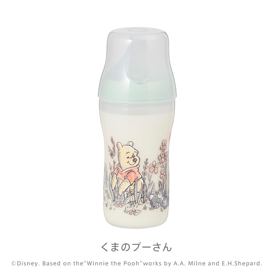 NUK ヌーク パーフェクトマッチほ乳びん(プラスチック製) くまのプー