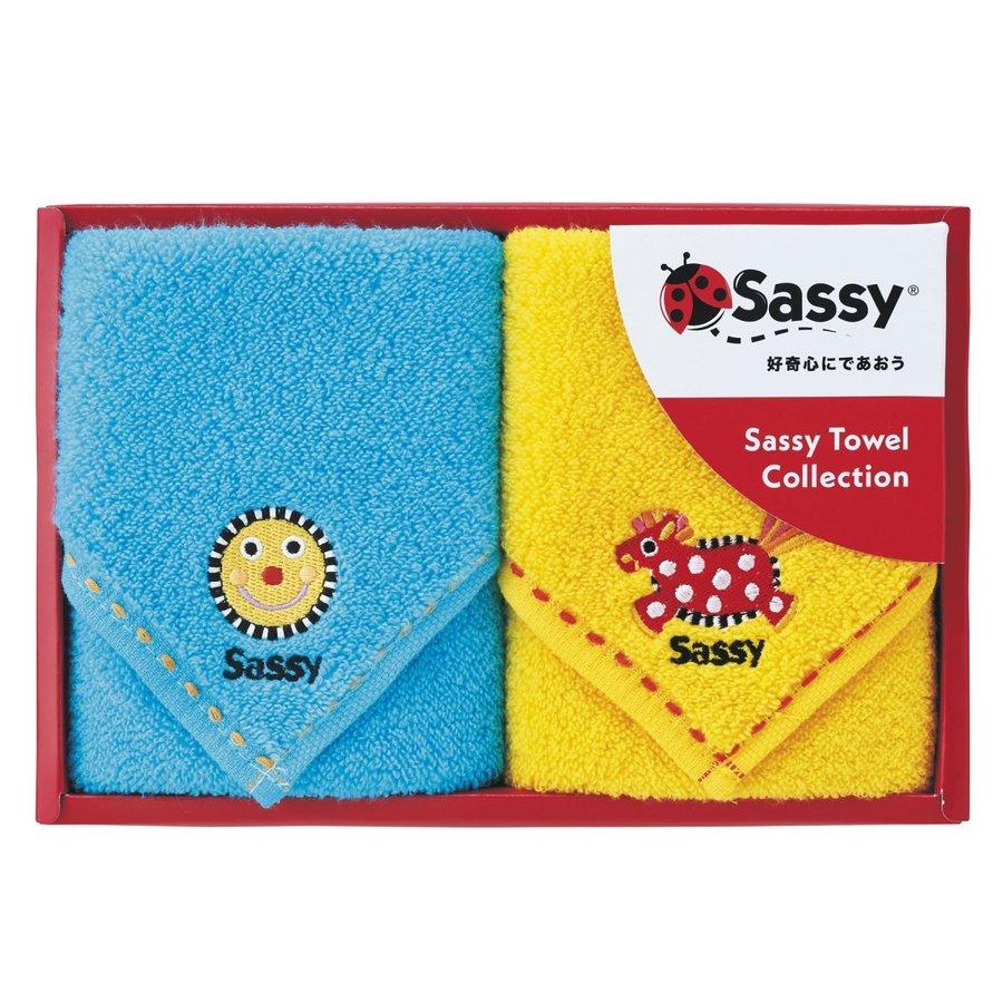 【NEW】 Sassy サッシー サッシー・ミニタオルセット | sassyタオル ビビット カラフル 可愛い 原色 タオル おでかけ キャラクター 入園グッズ｜dadway-store｜05