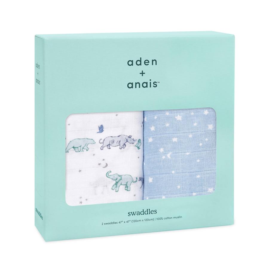 おくるみ スワドル エイデンアンドアネイ aden+anais 2枚セット ダブルガーゼ 新生児 出産祝い ギフト 授乳ケープ 日よけ 多用途 | aden+anais | 14