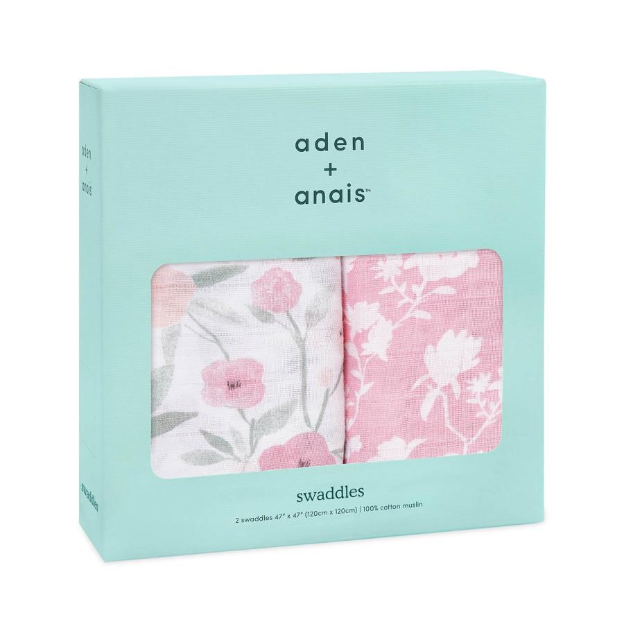 おくるみ スワドル エイデンアンドアネイ aden+anais 2枚セット ダブルガーゼ 新生児 出産祝い ギフト 授乳ケープ 日よけ 多用途 | aden+anais | 15
