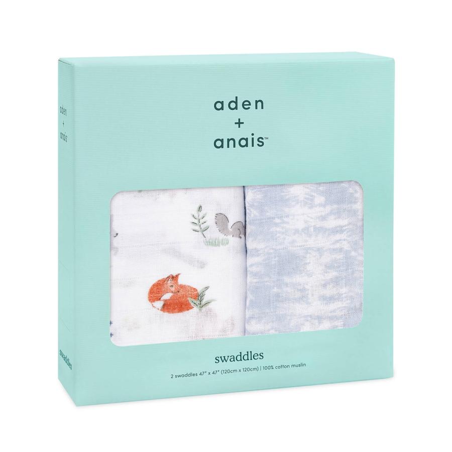 おくるみ スワドル エイデンアンドアネイ aden+anais 2枚セット ダブルガーゼ 新生児 出産祝い ギフト 授乳ケープ 日よけ 多用途 | aden+anais | 16