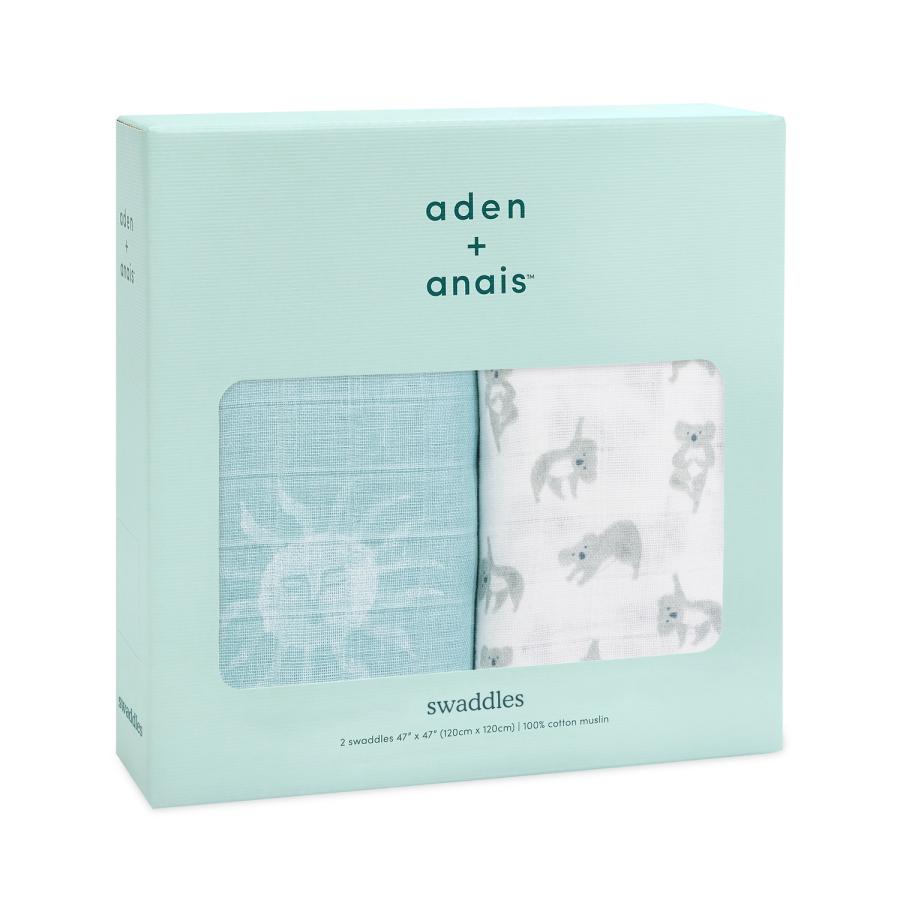おくるみ スワドル エイデンアンドアネイ aden+anais 2枚セット ダブルガーゼ 新生児 出産祝い ギフト 授乳ケープ 日よけ 多用途 | aden+anais | 17