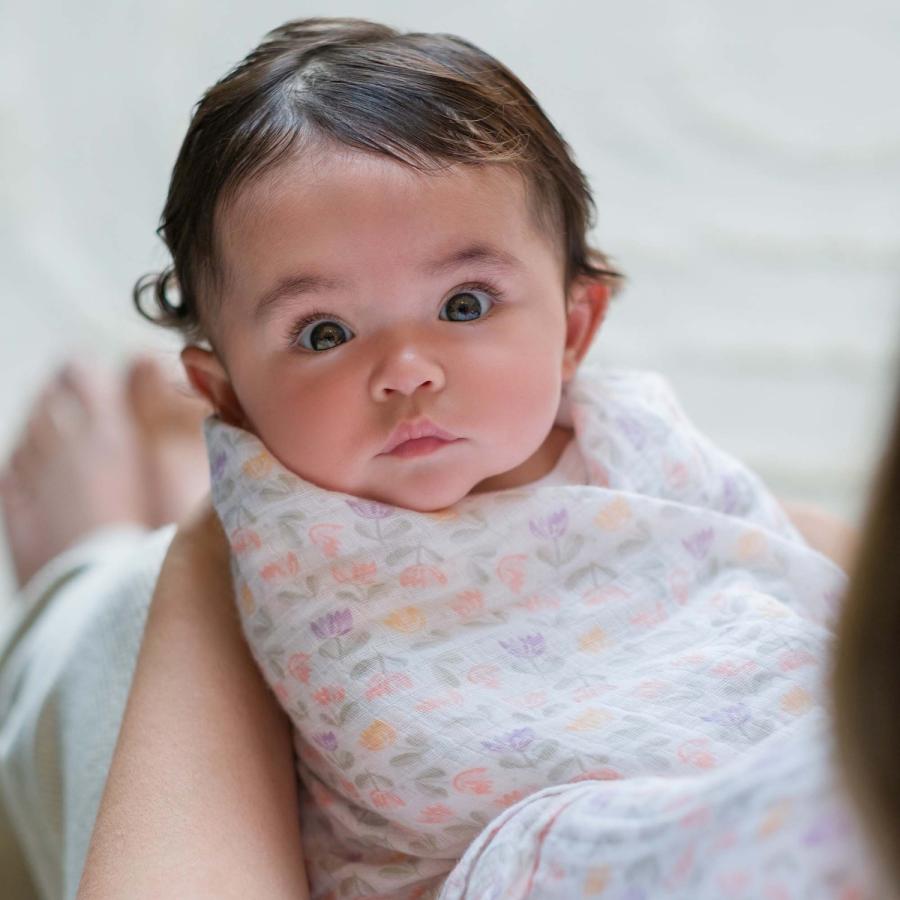 aden + anais essentials エイデンアンドアネイ エッセンシャルズ スワドル | 4枚入り おくるみ 出産準備 出産祝い 赤ちゃん コットンモスリン | aden+anais | 19