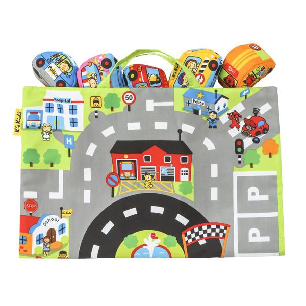 K S Kids ケーズキッズ カーズ イン タウン プレゼント 車 知育玩具 プレイマット 布製 おもちゃ 9ヶ月 1歳 赤ちゃん ベビー Dadway Ergobaby 通販 Paypayモール
