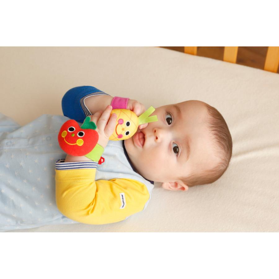 Sassy サッシー にこにこリストラトルセット プレゼント おもちゃ 赤ちゃん ベビー 0歳 6ヶ月 8ヶ月 1歳 出産祝い 知育玩具 ベビーカー｜dadway-store｜04