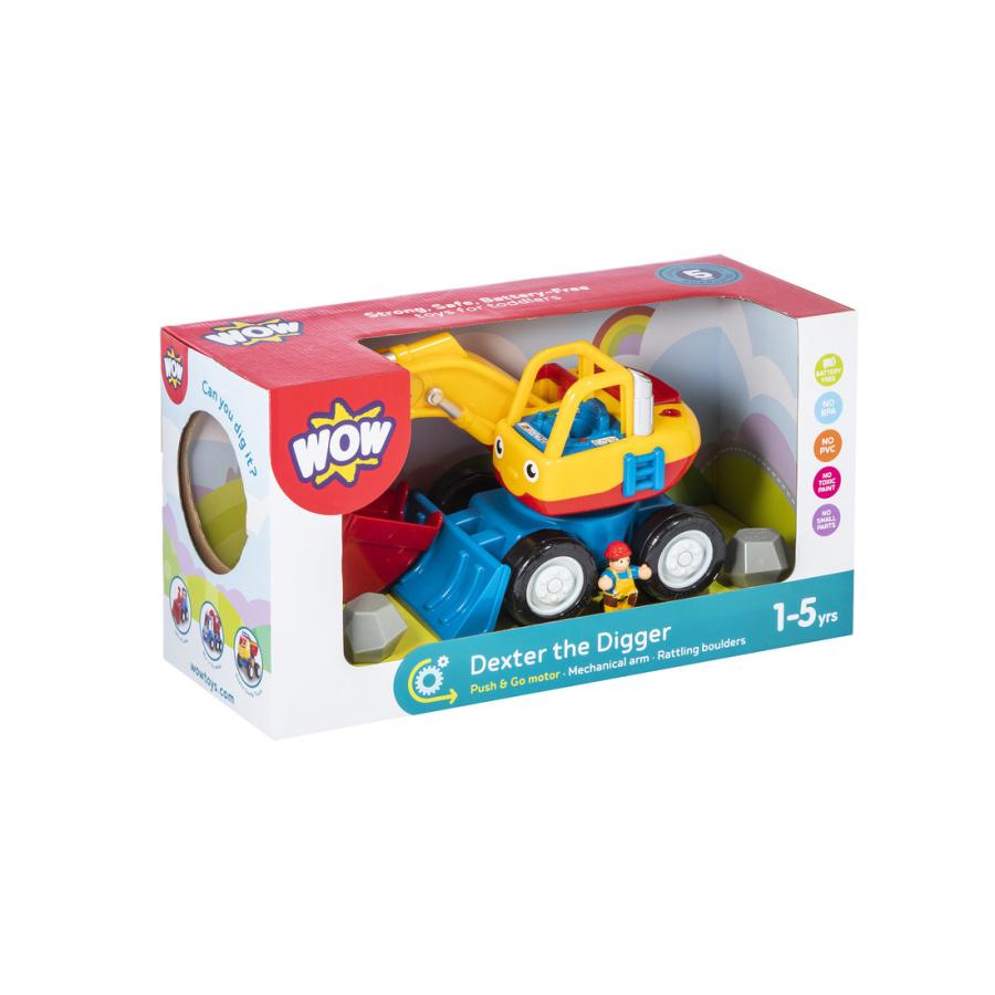 Sale Wow Toys ワオトイズ ショベルカーのデクスター プレゼント オモチャ人気 男の子 女の子 車 ベビー キッズおもちゃ Tywtz Dadway Ergobaby 通販 Paypayモール
