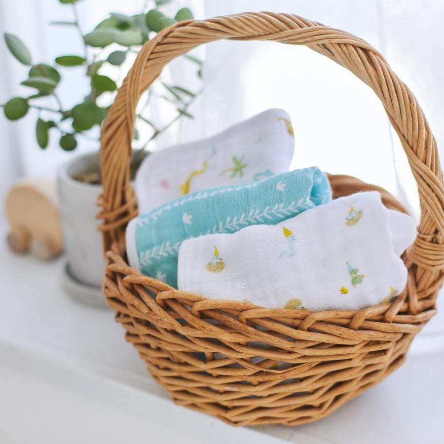 aden + anais エイデンアンドアネイ ウォッシュクロス 3枚セット | よだれ拭き ダブルガーゼ ギフト 入園 お風呂 多用途 | aden+anais | 17