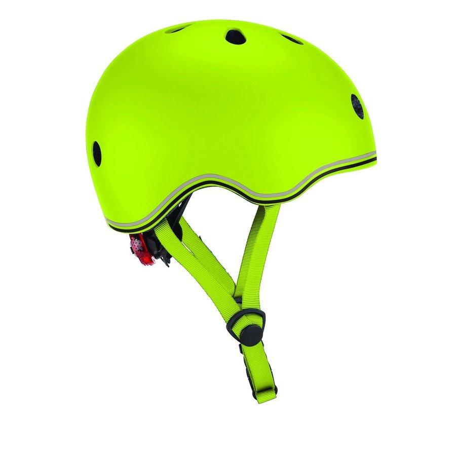 希望者のみラッピング無料 激安 SALE GLOBBER グロッバー LED ライト 付き ヘルメット ライムグリーン プロテクター 自転車 おしゃれ dotlang.net dotlang.net