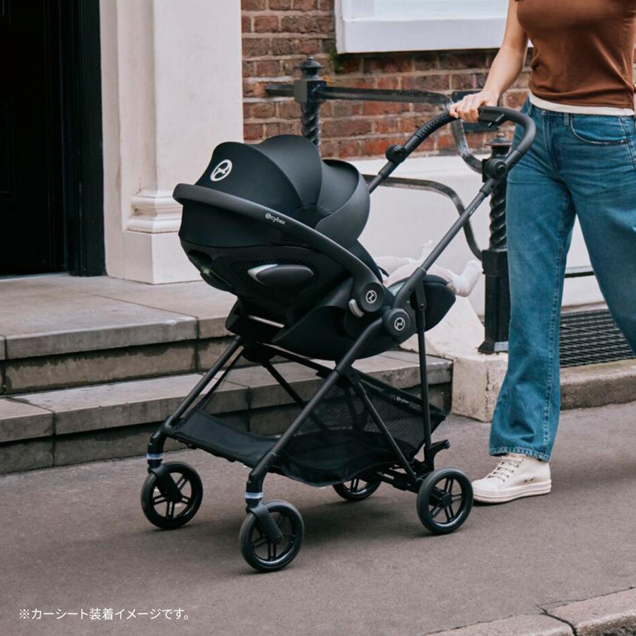 【2025年モデル】CYBEX サイベックス MELIO CARBON メリオ カーボン｜ベビーカー ストローラー 軽い AB兼用 新作 新商品 赤ちゃん ベビー お出かけ (WNG) | サイベックス | 16