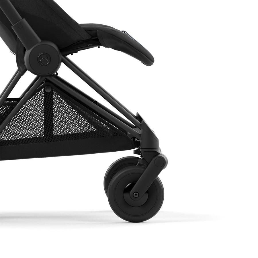 【美品・2024モデル】cybex COYA ブラック ベビーカー cybex サイベックス コヤ ベビーカー クロームフレーム / セピア