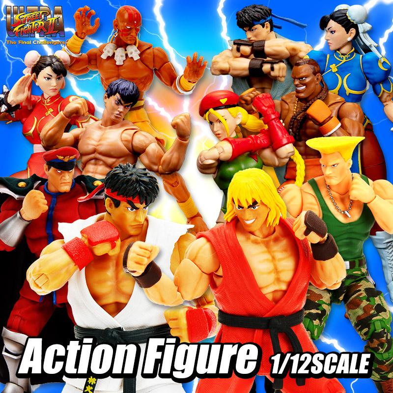 JADAtoys ストリートファイター アクションフィギュア 1/12 JADAtoys ストリートファイター アクションフィギュア 1/12