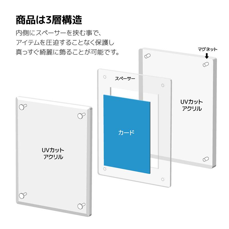 トレカケース The Case PREMIUM スタンダードサイズ ディスプレイ 
