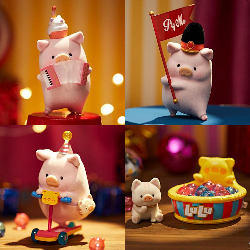 TOYZEROPLUS×CICI'S STORY 子豚LULU セレブレイション シリーズ 1BOX8個セット フィギュア マスコット 人形 ドール ブタ ピギー サーカス