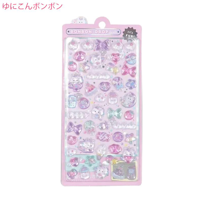 ボンボンドロップシール はちみつ にーはお ゆにこん もぐもぐ