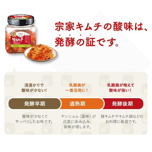 韓国 キムチ 宗家 950g 冷蔵 白菜キムチ 韓国産 韓国食品 公式 発酵食品｜daesang-japan｜03