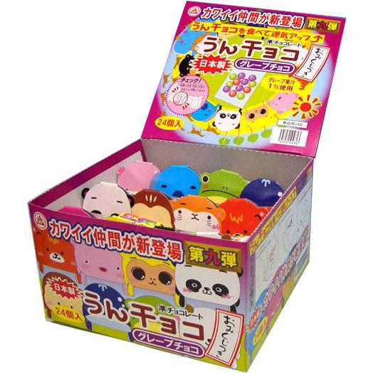 チーリン製菓】30円 うんチョコ（24個入） {駄菓子 だがし屋 おやつ