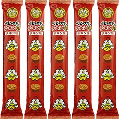 おやつカンパニー】80円 ベビースターラーメン丸ミニ〈チキン味〉（12