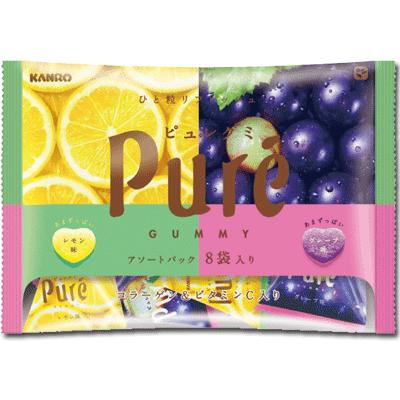 カンロ】【ファミリーサイズ】500円 ピュレグミアソートパック