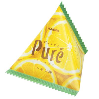 ピュレグミレモン✖️100個 カンロ】40円 ピュレグミ プチ三角レモン（24袋入） : 駄菓子ワールド