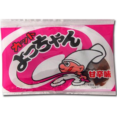 よっちゃん食品】50円 カットよっちゃん〈甘辛味〉10g（20袋入