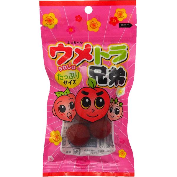 よっちゃん食品 100円 ウメトラ兄弟55g たっぷりサイズ 10袋入 駄菓子屋 だがし 梅 うめ 業務用 10004226 駄菓子ワールド ヤフー店 通販 Yahoo ショッピング