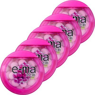 UHA味覚糖 e-maのど飴容器 グレープ（6個入） : 駄菓子ワールド ヤフー