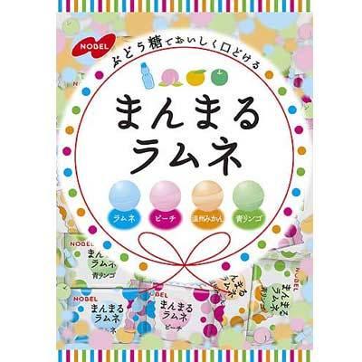 ノーベル製菓】200円 まんまるラムネ80g（6袋入） : 駄菓子ワールド