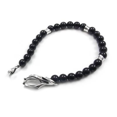 ブレスレット シルバー オニキス メンズ シンプル シルバー925 天然石 おしゃれ カジュアル 銀製 人気 プレゼント ハンドメイド dagdart ダグダート DB-180OX |  | 01