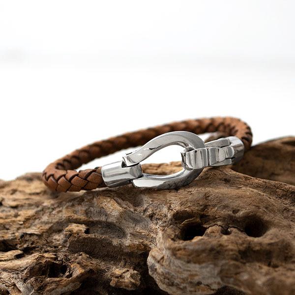 ブレスレット レザー シンプル 馬蹄 ホースシュー シルバー925 カジュアル シンプル 人気 送料無料 オリジナル ハンドメイド dagdart ダグダート DB-181 |  | 01