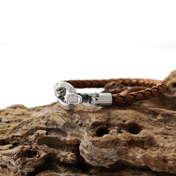 ブレスレット レザー シンプル 馬蹄 ホースシュー シルバー925 カジュアル シンプル 人気 送料無料 オリジナル ハンドメイド dagdart ダグダート DB-181 |  | 02