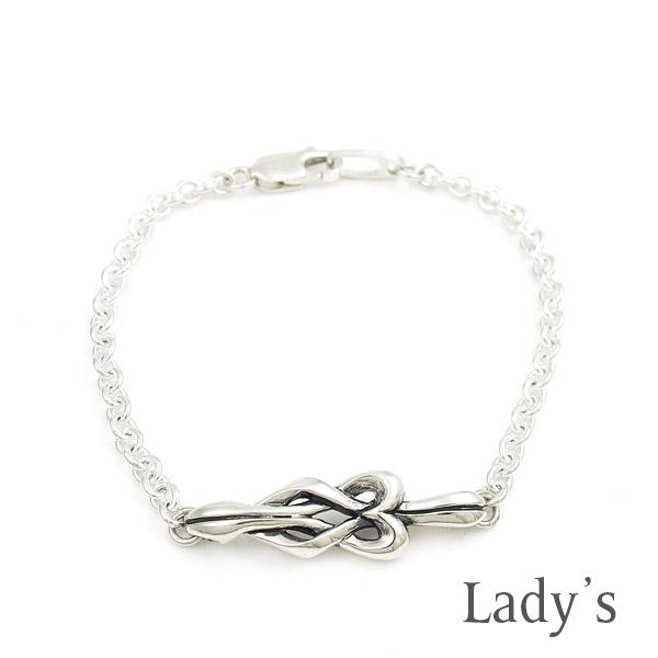 【メール便！送料無料※指定日・ 代引き不可】 レディース ブレスレット  絆 結び チェーン シルバー シルバー925 クリスマス DAgDART ダグダート DB-185 |  | 02