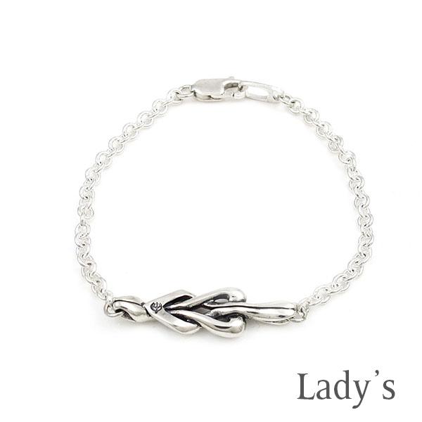 【メール便！送料無料※指定日・ 代引き不可】 レディース ブレスレット  絆 結び チェーン シルバー シルバー925 クリスマス DAgDART ダグダート DB-185 |  | 03