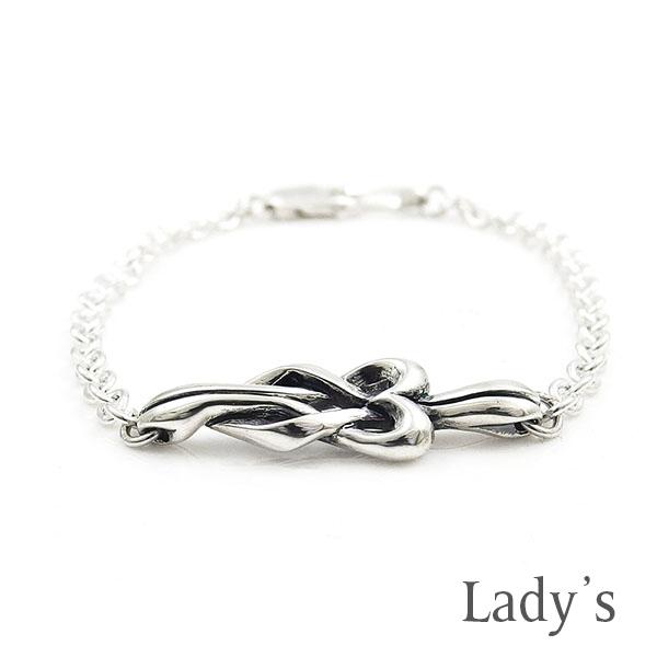 【メール便！送料無料※指定日・ 代引き不可】 レディース ブレスレット  絆 結び チェーン シルバー シルバー925 クリスマス DAgDART ダグダート DB-185 |  | 04