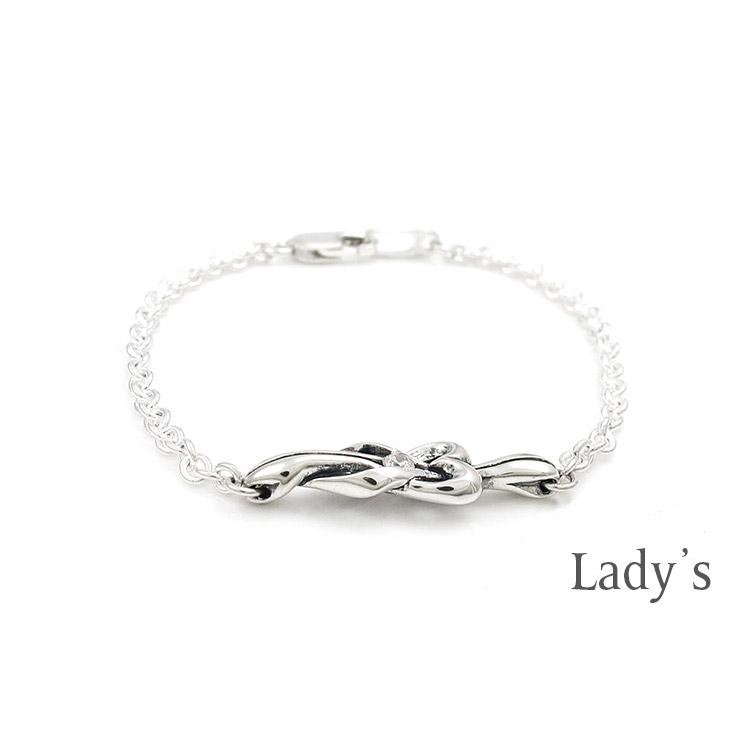 送料無料 レディース ブレスレット 誕生石 true knot 結び 絆 つながり シルバー チェーンブレス 銀製 シンプル おしゃれ 人気 カジュアル DAgDART DB-187 |  | 08