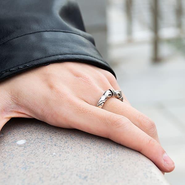 [送料無料][D.four]シルバーリング メンズ[ROSSO　-for　ever　loop-] DAgDART DF-059 |  | 13