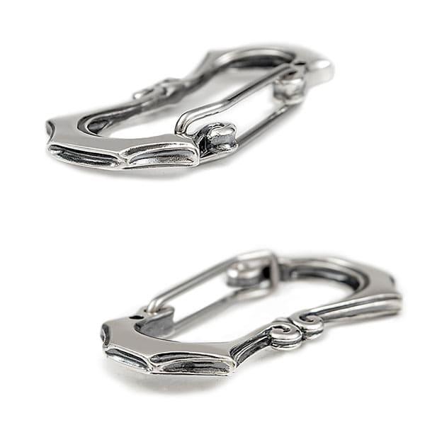 送料無料 名入れ カラビナフック キーホルダー 925 銀製 刻印 シルバー ギフト 人気 おしゃれ オリジナル ドメスティック ブランド D.four ディーフォー DF-062 |  | 11