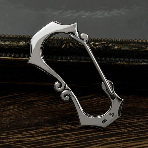 送料無料 名入れ カラビナフック キーホルダー 925 銀製 刻印 シルバー ギフト 人気 おしゃれ オリジナル ドメスティック ブランド D.four ディーフォー DF-062 |  | 05