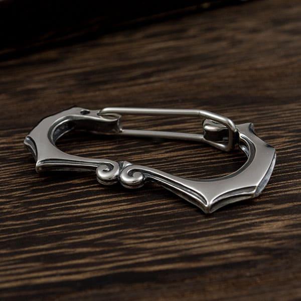 送料無料 名入れ カラビナフック キーホルダー 925 銀製 刻印 シルバー ギフト 人気 おしゃれ オリジナル ドメスティック ブランド D.four ディーフォー DF-062 |  | 06